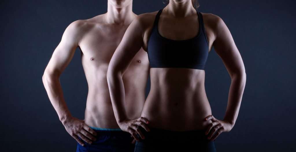 Woman and Man posing